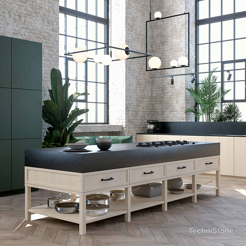 TechniStone Taurus Terazzo Dark