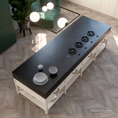 TechniStone Taurus Terazzo Dark